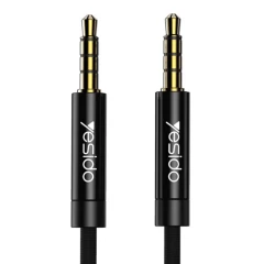 Adaptor Yesido - Audio Cable Adapter (YAU-16) - Jack 3.5mm to Jack 3.5mm, 3m - Negru Negru