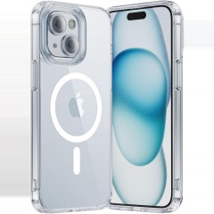 Husa MagSafe pentru iPhone 15 Plus, CASEY STUDIOS, de Protectie, Slim, pentru Incarcare Wireless, Margini Ridicate pentru Protectia Ecranului si a Camerelor