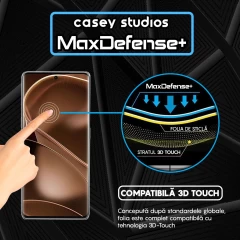 Folie Sticla CASEY STUDIOS compatibila cu Oppo Find X6 Pro, Full Glue, Duritate Militara, Ultra HD, Anti Zgarieturi, Anti Amprente, Anti Socuri, Margini Negre Negru