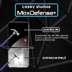 Folie Sticla CASEY STUDIOS compatibila cu Xiaomi 14 Civi, Full Glue, Duritate Militara, Ultra HD, Anti Zgarieturi, Anti Amprente, Anti Socuri, Margini Negre Negru