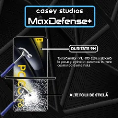 Folie Sticla CASEY STUDIOS compatibila cu Xiaomi Poco F6, Full Glue, Duritate Militara, Ultra HD, Anti Zgarieturi, Anti Amprente, Anti Socuri, Margini Negre Negru