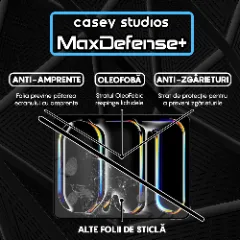 Folie Sticla CASEY STUDIOS? pentru iPad Pro 11 2024, Full Glue, Sticla Securizata, Duritate Militara, Ultra HD, Protectie Profesionala Ecran 3D, Anti Zgarieturi, Anti Socuri, Transparenta Transparent