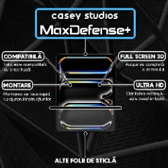 Folie Sticla CASEY STUDIOS? pentru iPad Pro 11 2024, Full Glue, Sticla Securizata, Duritate Militara, Ultra HD, Protectie Profesionala Ecran 3D, Anti Zgarieturi, Anti Socuri, Transparenta Transparent