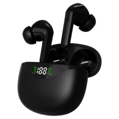 Căști wireless Bluetooth 5.3 Lagato Quantum Elite , anularea zgomotului ambiental, in-ear, sunet clar, microfon HD încorporat, control tactil inteligent, 48 de ore de redare, încărcare rapidă USB-C rezistență la apă IPX8 pentru sport