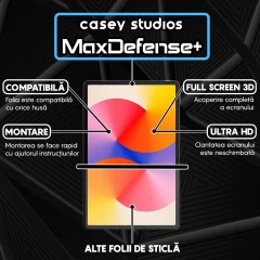 Folie Sticla CASEY STUDIOS? pentru Huawei MatePad SE 11, Full Glue, Sticla Securizata, Duritate Militara, Ultra HD, Protectie Profesionala Ecran 3D, Anti Zgarieturi, Anti Socuri, Transparenta Transparent