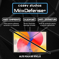 Folie Sticla CASEY STUDIOS? pentru Huawei MatePad SE 11, Full Glue, Sticla Securizata, Duritate Militara, Ultra HD, Protectie Profesionala Ecran 3D, Anti Zgarieturi, Anti Socuri, Transparenta Transparent