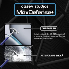 Folie Sticla CASEY STUDIOS? pentru OnePlus Pad 2, Full Glue, Sticla Securizata, Duritate Militara, Ultra HD, Protectie Profesionala Ecran 3D, Anti Zgarieturi, Anti Socuri, Transparenta Transparent