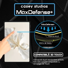 Folie Sticla CASEY STUDIOS? pentru Honor Pad 9 Pro, Full Glue, Sticla Securizata, Duritate Militara, Ultra HD, Protectie Profesionala Ecran 3D, Anti Zgarieturi, Anti Socuri, Transparenta Transparent