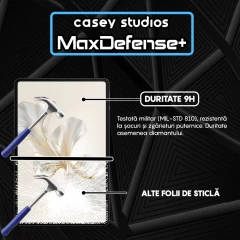 Folie Sticla CASEY STUDIOS? pentru Honor Pad 9 Pro, Full Glue, Sticla Securizata, Duritate Militara, Ultra HD, Protectie Profesionala Ecran 3D, Anti Zgarieturi, Anti Socuri, Transparenta Transparent