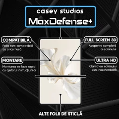 Folie Sticla CASEY STUDIOS? pentru Honor Pad 9 Pro, Full Glue, Sticla Securizata, Duritate Militara, Ultra HD, Protectie Profesionala Ecran 3D, Anti Zgarieturi, Anti Socuri, Transparenta Transparent