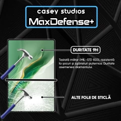 Folie Sticla CASEY STUDIOS? pentru Honor MagicPad 2 12.3, Full Glue, Sticla Securizata, Duritate Militara, Ultra HD, Protectie Profesionala Ecran 3D, Anti Zgarieturi, Anti Socuri, Transparenta Transparent