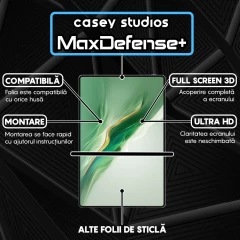 Folie Sticla CASEY STUDIOS? pentru Honor MagicPad 2 12.3, Full Glue, Sticla Securizata, Duritate Militara, Ultra HD, Protectie Profesionala Ecran 3D, Anti Zgarieturi, Anti Socuri, Transparenta Transparent