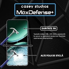 Folie Sticla CASEY STUDIOS? pentru OnePlus Nord 4, Full Glue, Sticla Securizata, Duritate Militara, Ultra HD, Protectie Profesionala Ecran 3D, Anti Zgarieturi, Anti Socuri, Negru Negru