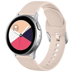 Curea Silicon Samsung Galaxy Watch 7/Active 2/Active/FE/6/5 Pro/5/4/3 - 20mm Silicone Casey Studios Pink Sand 