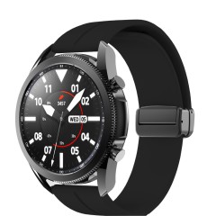 Curea Silicon Samsung Galaxy Watch 4 40mm/4 44mm/4 Clasic 46mm/5 40mm/5 44mm/5 Pro/6 44mm/6 Classic 43mm/6 Clasc 47mm/7 40mm/7 44mm/Active/Active 2 40mm/Active 2 44mm/SE 40mm/ - 20mm Silicone Legatura Metalica Casey Studios