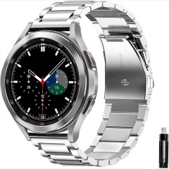 Curea Metalică Samsung Galaxy Watch 7/Active 2/Active/FE/6/5 Pro/5/4/3 - 20mm Metalică Casey Studios