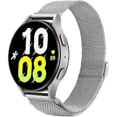 Curea Milanese Samsung Galaxy Watch 4/4 Clasic/5/5 Pro/6/6 Clasic/7/Active/Active 2/SE - 20mm Casey Studios Silver 