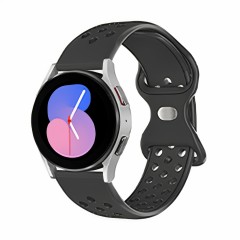 Curea Silicon Samsung Galaxy Watch 4 40mm/4 44mm/4 Clasic 46mm/5 40mm/5 44mm/5 Pro/6 44mm/6 Classic 43mm/6 Clasc 47mm/7 40mm/7 44mm/Active/Active 2 40mm/Active 2 44mm/SE 40mm/ - 20mm MM Silicone Sport Loop Casey Studios, din Silicon, cu perforatii