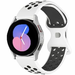 Curea Silicon Samsung Galaxy Watch 4 40mm/4 44mm/4 Clasic 46mm/5 40mm/5 44mm/5 Pro/6 44mm/6 Classic 43mm/6 Clasc 47mm/7 40mm/7 44mm/Active/Active 2 40mm/Active 2 44mm/SE 40mm/ - 20mm MM Silicone Sport Loop Casey Studios, din Silicon, cu perforatii