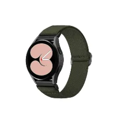 Curea Braided Samsung Galaxy Watch 4 40mm/4 44mm/4 Clasic 46mm/5 40mm/5 44mm/5 Pro/6 44mm/6 Classic 43mm/6 Clasc 47mm/7 40mm/7 44mm/Active/Active 2 40mm/Active 2 44mm/SE 40mm/ - 20mm Braided Casey Studios Verde