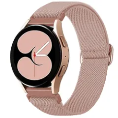 Curea Braided Samsung Galaxy Watch S3 Frontier/S3 Classic/3/Gear S3 - 22mm Braided Casey Studios Pink Sand 