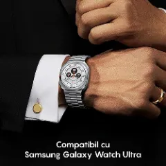 Curea Metalică Samsung Galaxy Watch Ultra Metalică Casey Studios Silver