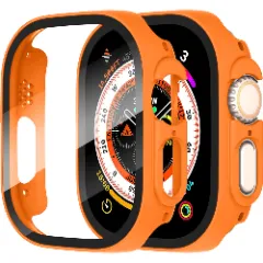 Carcasa 360° (Husa + Folie) Apple Watch Ultra - 49MM Casey Studios Orange 