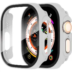 Carcasa 360° (Husa + Folie) Apple Watch Ultra - 49MM Casey Studios Silver 