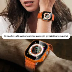 Carcasa 360° (Husa + Folie) Apple Watch Ultra - 49MM Casey Studios Orange