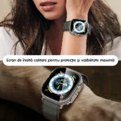 Carcasa 360° (Husa + Folie) Apple Watch Ultra - 49MM Casey Studios Transparent