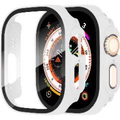 Carcasa 360° (Husa + Folie) Apple Watch Ultra - 49MM Casey Studios White