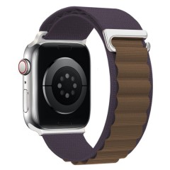 Curea Alpine Loop compatibila cu Apple Watch Ultra 2/Ultra/SE/9/8/7/6/5/4/3/2/1 - 42/44/45/49MM CASEY STUDIOS, Ajustabila, Respirabila, Material din Nailon