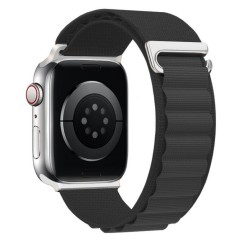 Curea Alpine Loop compatibila cu Apple Watch Ultra 2/Ultra/SE/9/8/7/6/5/4/3/2/1 - 42/44/45/49MM CASEY STUDIOS, Ajustabila, Respirabila, Material din Nailon