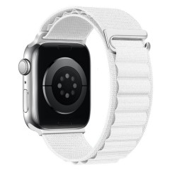 Curea Nailon Alpine Loop compatibila cu Apple Watch Ultra 2/Ultra/SE/9/8/7/6/5/4/3/2/1 - 42/44/45/49MM CASEY STUDIOS, Ajustabila, Respirabila