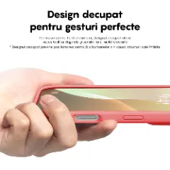 Husa iPhone 16 Casey Studios Premium Soft Silicone, de Protectie, Slim, pentru Incarcare Wireless, Margini Ridicate pentru Protectia Ecranului si a Camerelor Roz