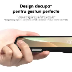 Husa iPhone 16 Plus Casey Studios Premium Soft Silicone, de Protectie, Slim, pentru Incarcare Wireless, Margini Ridicate pentru Protectia Ecranului si a Camerelor Negru