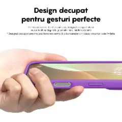 Husa iPhone 16 Plus Casey Studios Premium Soft Silicone, de Protectie, Slim, pentru Incarcare Wireless, Margini Ridicate pentru Protectia Ecranului si a Camerelor Light Purple