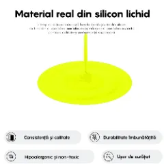 Husa iPhone 16 Plus Casey Studios Premium Soft Silicone, de Protectie, Slim, pentru Incarcare Wireless, Margini Ridicate pentru Protectia Ecranului si a Camerelor Neon