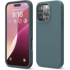 Husa iPhone 16 Pro Casey Studios Premium Soft Silicone, de Protectie, Slim, pentru Incarcare Wireless, Margini Ridicate pentru Protectia Ecranului si a Camerelor