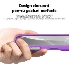 Husa iPhone 16 Pro Casey Studios Premium Soft Silicone, de Protectie, Slim, pentru Incarcare Wireless, Margini Ridicate pentru Protectia Ecranului si a Camerelor Light Purple