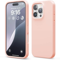Husa iPhone 16 Pro Casey Studios Premium Soft Silicone, de Protectie, Slim, pentru Incarcare Wireless, Margini Ridicate pentru Protectia Ecranului si a Camerelor