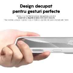 Husa iPhone 16 Pro Max Casey Studios Premium Soft Silicone, de Protectie, Slim, pentru Incarcare Wireless, Margini Ridicate pentru Protectia Ecranului si a Camerelor Alb