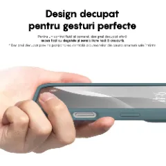 Husa iPhone 16 Pro Max Casey Studios Premium Soft Silicone, de Protectie, Slim, pentru Incarcare Wireless, Margini Ridicate pentru Protectia Ecranului si a Camerelor Midnight Blue