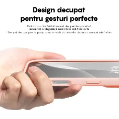 Husa iPhone 16 Pro Max Casey Studios Premium Soft Silicone, de Protectie, Slim, pentru Incarcare Wireless, Margini Ridicate pentru Protectia Ecranului si a Camerelor Pink Sand