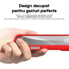 Husa iPhone 16 Pro Max Casey Studios Premium Soft Silicone, de Protectie, Slim, pentru Incarcare Wireless, Margini Ridicate pentru Protectia Ecranului si a Camerelor Rosu