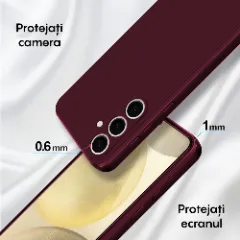 Husa Samsung Galaxy S24 Casey Studios Premium Soft Silicone Burgundy