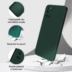 Husa Samsung Galaxy S20 Ultra Casey Studios Premium Soft Silicone Webster Green