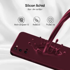 Husa Samsung Galaxy S20 Ultra Casey Studios Premium Soft Silicone Burgundy