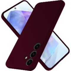 Husa Samsung Galaxy A55 5G Casey Studios Premium Soft Silicone Burgundy 