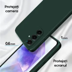 Husa Samsung Galaxy A55 5G Ultra Casey Studios Premium Soft Silicone Webster Green